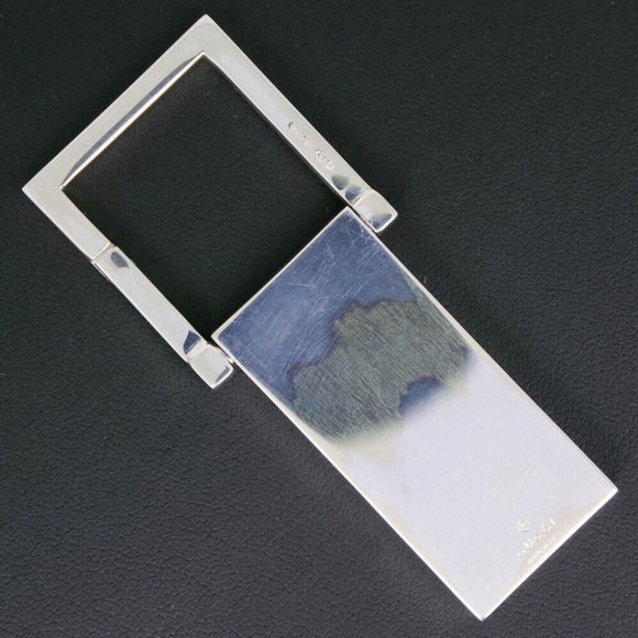 GUCCI Double G key ring Key ring Silver925 unisex - Picture 2 of 4